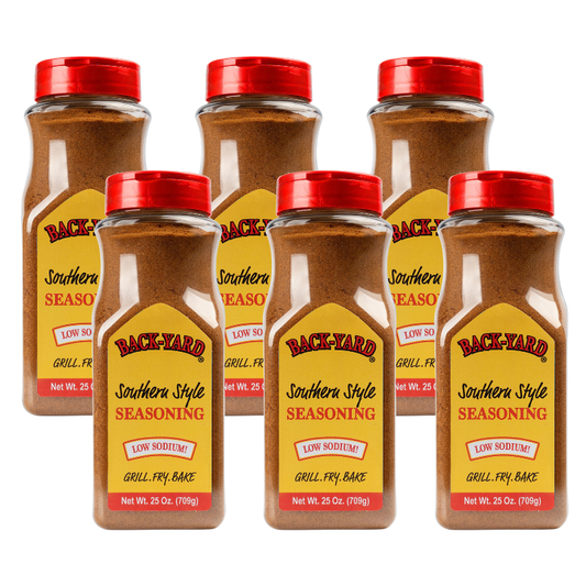 BACK-YARD Southern Style Seasoning: The Low Sodium "Everything" Rub (25oz Professional Value Size)