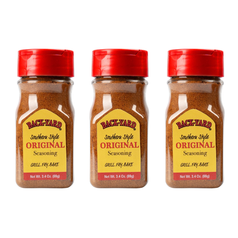 BACK-YARD Southern Style Seasoning: The Low Sodium "Everything" Rub (3.4oz Multi-Packs)