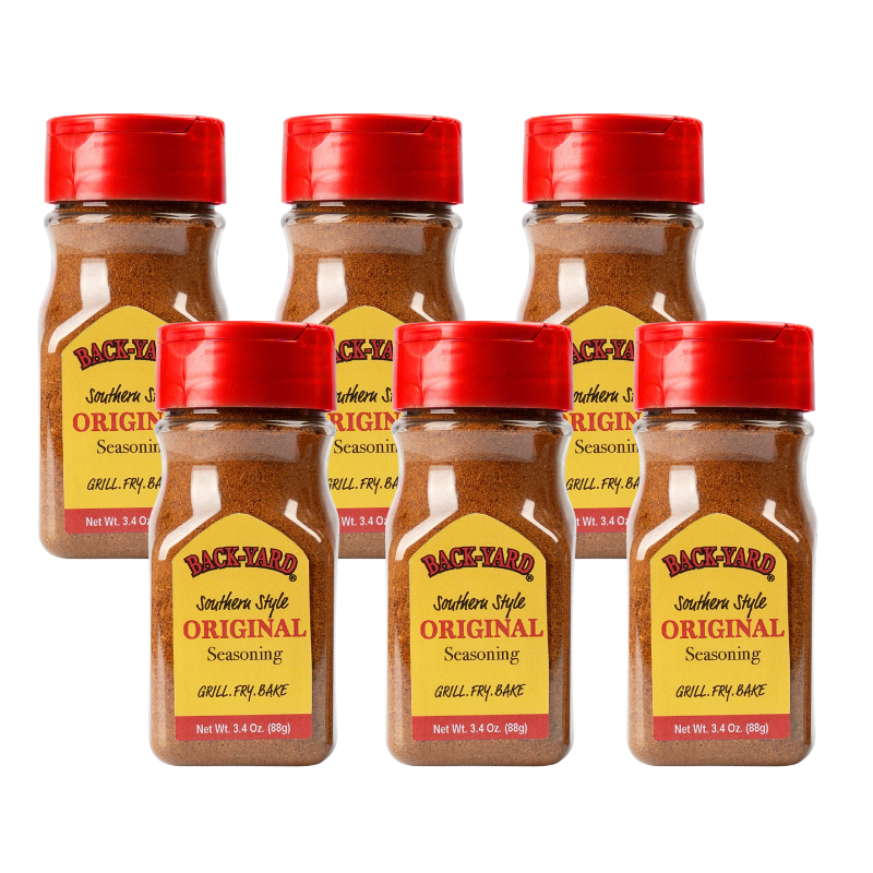 BACK-YARD Southern Style Seasoning: The Low Sodium "Everything" Rub (3.4oz Multi-Packs)