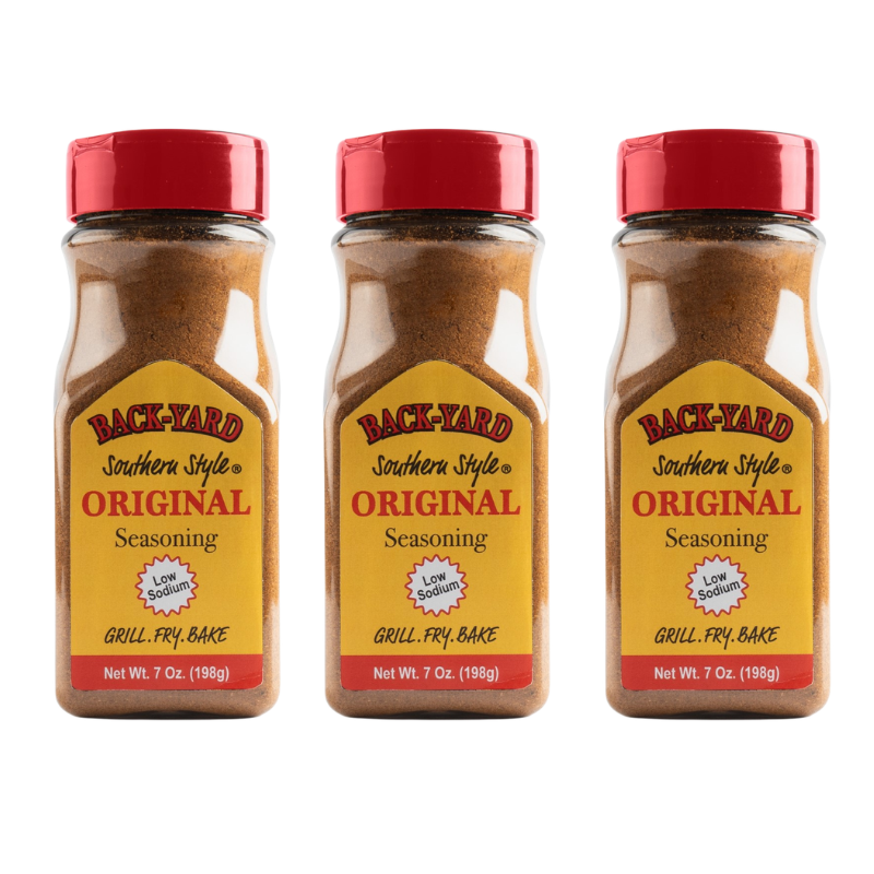 BACK-YARD Southern Style Seasoning: The Low Sodium "Everything" Rub (7oz Professional Value Size) (Copy)