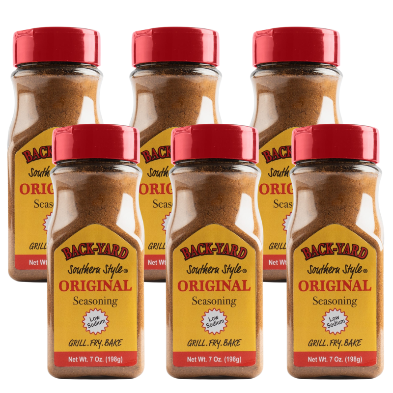 BACK-YARD Southern Style Seasoning: The Low Sodium "Everything" Rub (7oz Professional Value Size) (Copy)