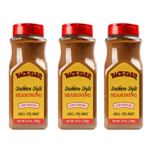 BACK-YARD Southern Style Seasoning: The Low Sodium "Everything" Rub (25oz Professional Value Size)