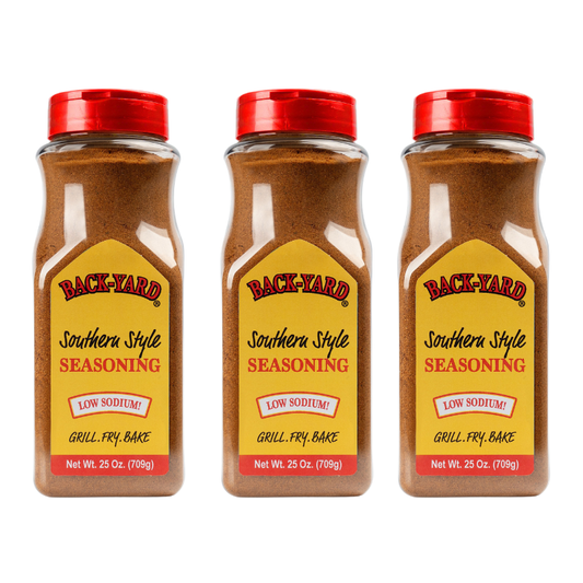 BACK-YARD Southern Style Seasoning: The Low Sodium "Everything" Rub (25oz Professional Value Size)