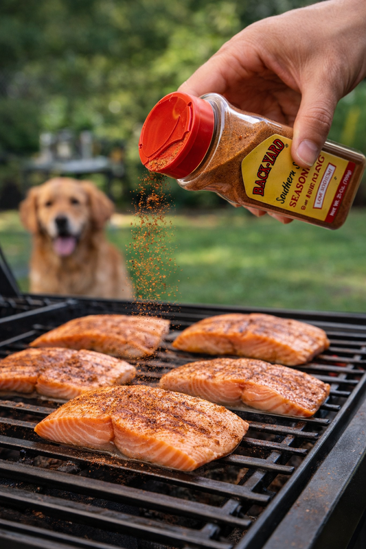 BACK-YARD Southern Style Seasoning: The Low Sodium "Everything" Rub (25oz Professional Value Size)